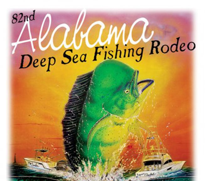 Alabama Deep Sea Fishing Rodeo poster